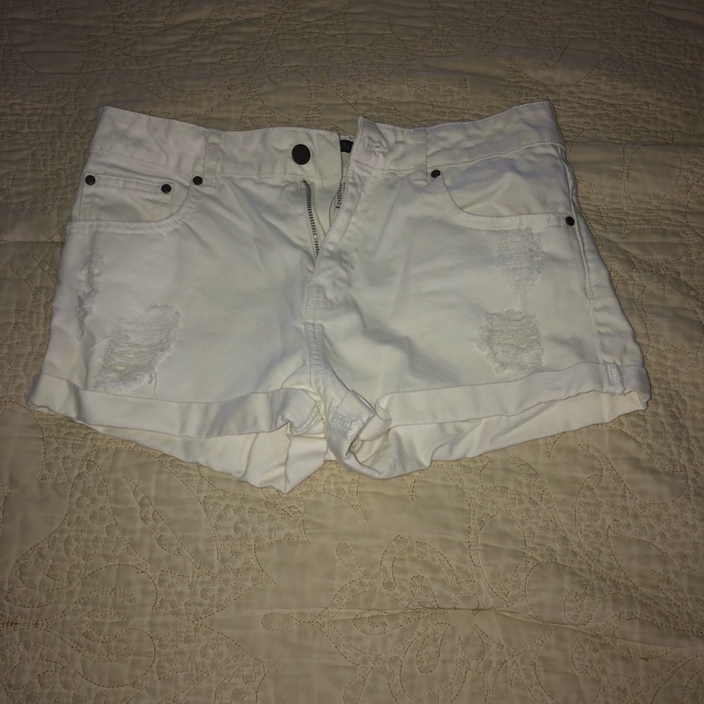 White Shorts